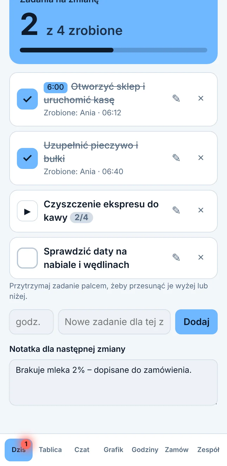 Rotivo z niebieskim akcentem